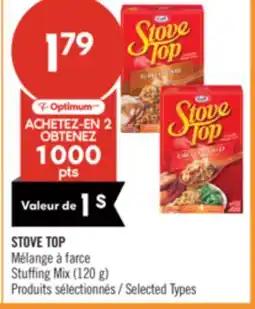 Pharmaprix STOVE TOP Stuffing Mix offer