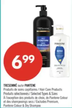 Pharmaprix TRESEMMÉ or PANTENE Hair Care Products offer