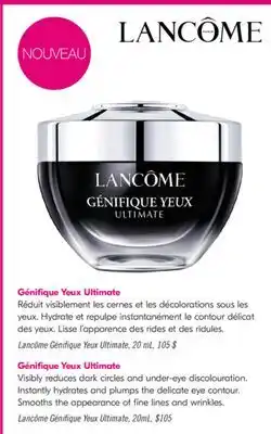 Pharmaprix Lancôme Génifique Yeux Ultimate offer