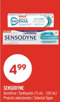 Pharmaprix SENSODYNE Toothpaste offer
