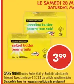Pharmaprix NO NAME Butter offer