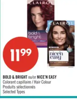 Pharmaprix BOLD & BRIGHT or NICE'N EASY Hair Colour offer