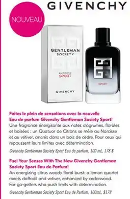 Pharmaprix Givenchy Gentleman Society Sport Eau de Parfum offer