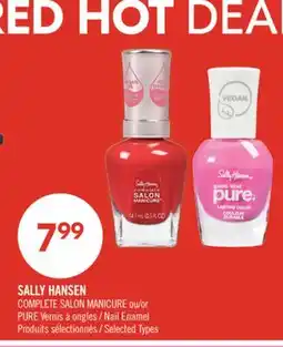 Pharmaprix SALLY HANSEN COMPLETE SALON MANICURE or PURE Nail Enamel offer