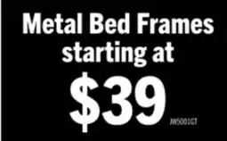 The Brick Twin/Full Metal Glider Bed Frame offer