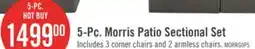 The Brick 5-Pc. Morris Patio Sectional Set offer