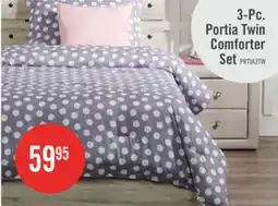 The Brick Portia 3-Piece Twin Comforter Set - Grey offer