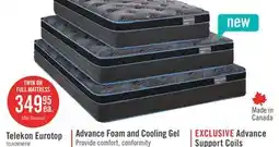 The Brick Springwall Advance Telekon Eurotop Firm Twin Mattress offer