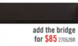 The Brick TV Stand add the bridge offer