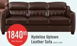 The Brick Hydeline Uptown Leather Sofa offer