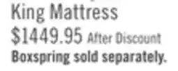 The Brick Serta Vanguard Stonebridge Eurotop Medium King Mattress Set offer