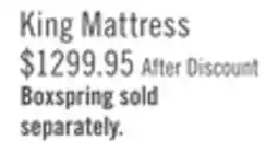 The Brick Sealy Posturepedic Plus 1000 Series Bronson Eurotop Medium King Mattress Set offer