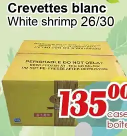 Marche C&T White shrimp 26/30 offer