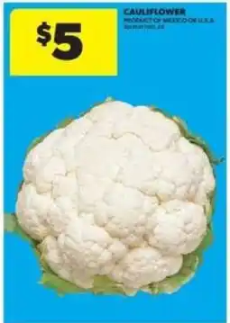 Real Canadian Superstore CAULIFLOWER offer