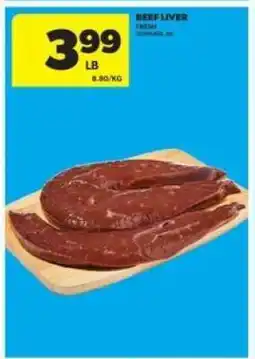 Real Canadian Superstore Beef Liver offer