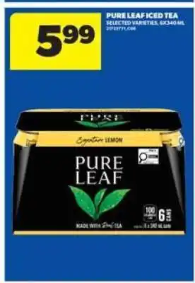 Real Canadian Superstore Pure Leaf Iced Tea offer