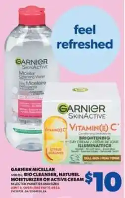 Real Canadian Superstore Garnier Micellar offer