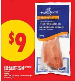 No Frills SEAQUEST WILD PINK SALMON FILLETS offer