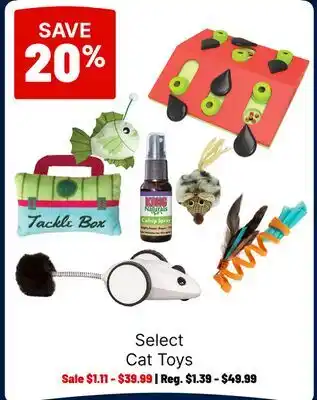 Ren’s Pets Depot Select Cat Toys offer