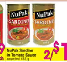 Danforth Food Market NuPak Sardine In Tomato Sauce offer