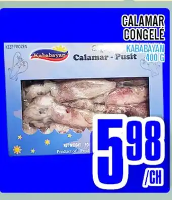 Marché Lian Tai CALAMAR CONGELE offer