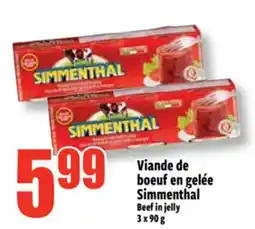 Bonanza Viande de bœuf en gelée Simmenthal offer