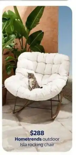 Walmart Hometrends outdoor Isla rocking chair offer