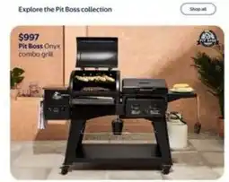 Walmart Pit Boss Onyx Combo Grill offer