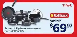 Walmart Essential 8-Piece Cookware Set offer