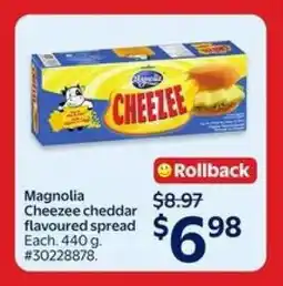 Walmart Magnolia Cheezee cheddar flavoured spread offer