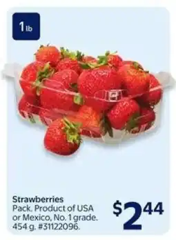 Walmart Strawberries offer