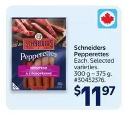 Walmart Schneiders Pepperettes offer