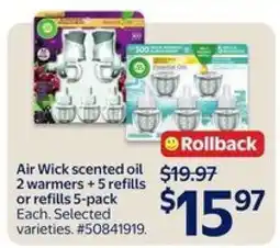 Walmart Air Wick scented oil offer