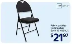 Walmart Fabric Padded Folding Chair offer