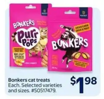 Walmart BONKERS Cat Treats offer