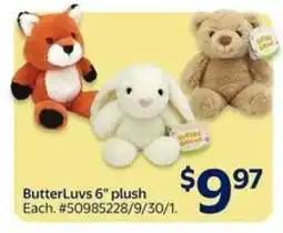 Walmart ButterLuvs 6 plush offer
