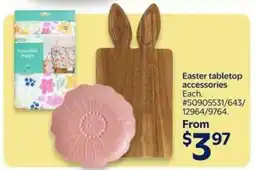 Walmart Easter tabletop accessories offer