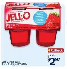 Walmart Jell-O snack cups offer