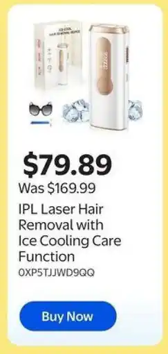 Walmart IPL Laser Hair Removal with Ice Cooling Care Function offer