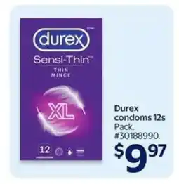 Walmart Durex condoms 12s Pack offer