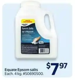 Walmart Equate Epsom Salts offer