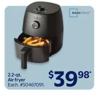 Walmart Mainstays Air Fryer offer