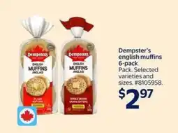 Walmart Dempster's English Muffins offer