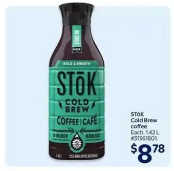 Walmart Stok Cold Brew Coffee offer