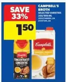 Real Canadian Superstore CAMPBELL’S BROTH offer