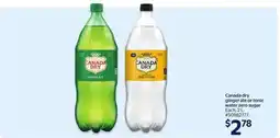 Walmart Canada Dry Ginger Ale or Tonic Water Zero Sugar offer