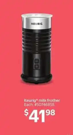 Walmart Keurig Milk Frother offer