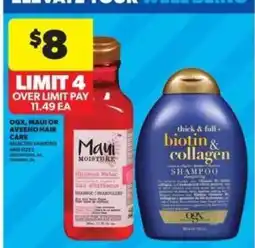 Real Canadian Superstore OGX, Maui or Aveeno Hair Care offer