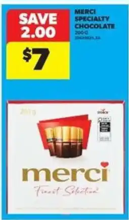 Real Canadian Superstore Merci Specialty Chocolate offer