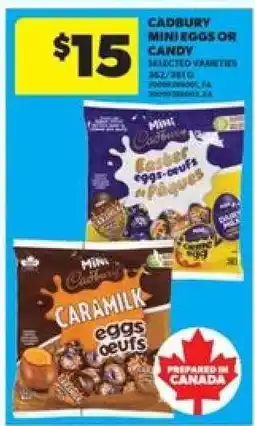 Real Canadian Superstore Cadbury Mini Eggs or Candy offer